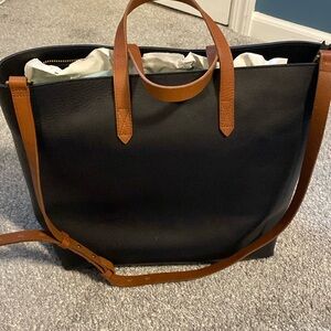 Madewell Black Leather Pocketbook